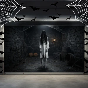 6 x 13 ft Halloween Garage Door Cover Decoration Ghost Girl Scary Long Hair Garage Door Covers Large Halloween Decorations Outdoor Hanging Banner Spooky Party Photo Backgrounds Decor 6 x 13 ft Halloween Garage Door Cover Decoration Ghost Girl Scary Long Hair Garage Door Covers Large Halloween Decorations Outdoor Hanging Banner Spooky Party Photo Backgrounds Decor