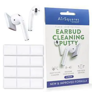 Cleaner Kit for Airpods by | the Original Earbud Cleaning Putty Compatible with Airpods & Earbuds, Remove Wax, Dirt & Gunk from Tech Devices, As Seen on NBC's Today Show (12 Pack) | Compatible with Ai Cleaner Kit for Airpods by | the Original Earbud Cleaning Putty Compatible with Airpods & Earbuds, Remove Wax, Dirt & Gunk from Tech Devices, As Seen on NBC's Today Show (12 Pack) | Compatible with Ai