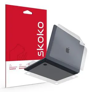 Invisible Matte Full Body Skin for MacBook Air 13 inch M5 M4 M3 M2 2026-2022, Premium TPU Anti Scratch Protective Film Invisible Matte Full Body Skin for MacBook Air 13 inch M5 M4 M3 M2 2026-2022, Premium TPU Anti Scratch Protective Film
