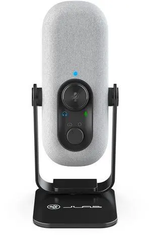 Go Talk USB-C Microphone with Cardioid and omnidirectional Modes, Volume Control, Mute, 3.5mm aux, Plug and Play, White Go Talk USB-C Microphone with Cardioid and omnidirectional Modes, Volume Control, Mute, 3.5mm aux, Plug and Play, White