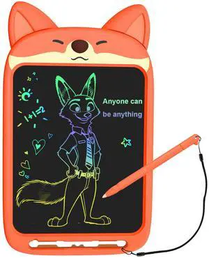Fox LCD Writing Tablet for Kids, Coloring Drawing Pad, 10 Inch | Erasable Graphic Doodle Board, Educational Toy for Boy Girl Ages 3-8, Airplane Travel Road Trip Toy, Christmas Birthday Gift Fox LCD Writing Tablet for Kids, Coloring Drawing Pad, 10 Inch | Erasable Graphic Doodle Board, Educational Toy for Boy Girl Ages 3-8, Airplane Travel Road Trip Toy, Christmas Birthday Gift