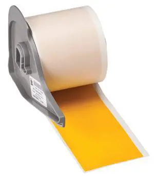 All Weather Permanent Adhesive Vinyl Label Tape for M710 and BMP71 Printers - 2" x 50', Yellow. M7C-2000-595-YL All Weather Permanent Adhesive Vinyl Label Tape for M710 and BMP71 Printers - 2" x 50', Yellow. M7C-2000-595-YL