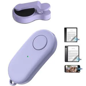 Remote Control Page Turner for Kindle Paperwhite Oasis Kobo eReaders,Kindle Clicker Page Turner Accessories for iPhone,iPad, Android Tablets Reading Novels,Camera Video Record&Shutter Selfie (Purple) Remote Control Page Turner for Kindle Paperwhite Oasis Kobo eReaders,Kindle Clicker Page Turner Accessories for iPhone,iPad, Android Tablets Reading Novels,Camera Video Record&Shutter Selfie (Purple)