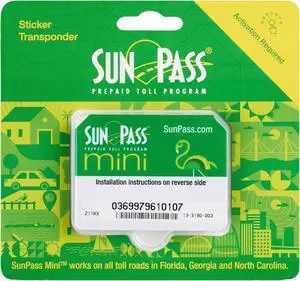 Sun Pass Pro Universal Toll Transponder Prepaid Electronic Pass for Florida & 21 Additional States (PRO) Sun Pass Pro Universal Toll Transponder Prepaid Electronic Pass for Florida & 21 Additional States (PRO)