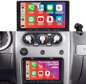 Upgrade Car Radio for Nissan Xterra Frontier 2000 2001 2002 2003 2004 2005 2006 2007 2008, 7 Inch Touch Scree Headunit Stereo with Wireless Carplay Android Auto GPS FM SWC WIFI Bluetooth Backup Camera Upgrade Car Radio for Nissan Xterra Frontier 2000 2001 2002 2003 2004 2005 2006 2007 2008, 7 Inch Touch Scree Headunit Stereo with Wireless Carplay Android Auto GPS FM SWC WIFI Bluetooth Backup Camera