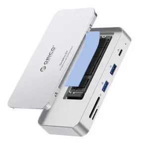 9-in-1 10Gbps USB C Hub with NVMe SSD Enclosure, Aluminum Cooling | NVMe Docking Station with 10Gbps USB-C/A, Gigabit Ethernet, SD/TF Reader, 100W PD for MacBook & Windows Laptops, DockPro D7 9-in-1 10Gbps USB C Hub with NVMe SSD Enclosure, Aluminum Cooling | NVMe Docking Station with 10Gbps USB-C/A, Gigabit Ethernet, SD/TF Reader, 100W PD for MacBook & Windows Laptops, DockPro D7