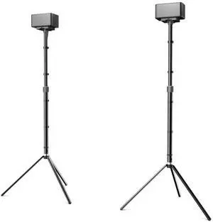Speaker Stands Pair, Height Adjustable Speaker Stand, Extends 24.4" to 36.6", Holds 6.6 lbs, Compatible with VIZIO, Sony, Bose, Polk, Poseidon Series Surround Sound Speaker, Steady 300 Speaker Stands Pair, Height Adjustable Speaker Stand, Extends 24.4" to 36.6", Holds 6.6 lbs, Compatible with VIZIO, Sony, Bose, Polk, Poseidon Series Surround Sound Speaker, Steady 300