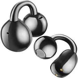 Ultra Open Ear Earbuds,Clip On Headphones with Digital Display Charging Case Bluetooth 5.4 Wireless Lightweight Comfort Bone Conduction earphones IPX7 Waterproof Sport Earphones for Running Fitness Ultra Open Ear Earbuds,Clip On Headphones with Digital Display Charging Case Bluetooth 5.4 Wireless Lightweight Comfort Bone Conduction earphones IPX7 Waterproof Sport Earphones for Running Fitness