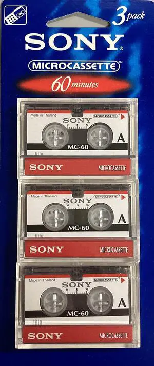 3MC-60B Microcassette - 3 Pack 3MC-60B Microcassette - 3 Pack