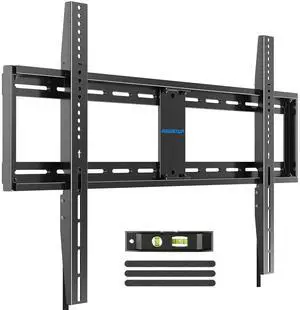 Fixed TV Wall Mount for Most 50-100" TVs, 1.3 Slim Low Profile TV Mount with Level Design, Heavy Duty Mount for Large TVs, Fits 16"-32" Studs, Max VESA 800x600mm 199 LBS Loading Fixed TV Wall Mount for Most 50-100" TVs, 1.3 Slim Low Profile TV Mount with Level Design, Heavy Duty Mount for Large TVs, Fits 16"-32" Studs, Max VESA 800x600mm 199 LBS Loading