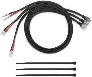 14" Upgraded Mirror Plug Wire Tap for Escort, Valentine One | Detector Hardwire Power Cord Kit for Uniden, Beltronics, Mount RJ11 with Braided Set of 3 14" Upgraded Mirror Plug Wire Tap for Escort, Valentine One | Detector Hardwire Power Cord Kit for Uniden, Beltronics, Mount RJ11 with Braided Set of 3
