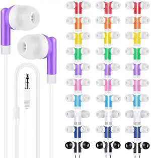 Bulk Earbuds 200 Pack for School Classroom, Wholesale Wired in-Ear Headphones, Multi Colored Class Set Earphones for Kids Students Toddler Teens, 3.5mm Jack, Individually Bagged (HY01,200 Mixed) Bulk Earbuds 200 Pack for School Classroom, Wholesale Wired in-Ear Headphones, Multi Colored Class Set Earphones for Kids Students Toddler Teens, 3.5mm Jack, Individually Bagged (HY01,200 Mixed)