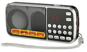 FM Portable Radio with Flashlight, One-Key Search & Station Memory, Supports USB, AUX, TF Card, Rechargeable 800mAh Battery Best Gift Idea FM Portable Radio with Flashlight, One-Key Search & Station Memory, Supports USB, AUX, TF Card, Rechargeable 800mAh Battery Best Gift Idea