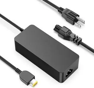 65W Laptop Charger for Lenovo ThinkPad & IdeaPad | 65W 20V 3.25A Power Adapter Fits Lenovo ThinkPad Yoga, Rectangle Yellow Tip, Power Cord Included 65W Laptop Charger for Lenovo ThinkPad & IdeaPad | 65W 20V 3.25A Power Adapter Fits Lenovo ThinkPad Yoga, Rectangle Yellow Tip, Power Cord Included