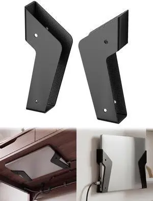 Under Desk Laptop Mount & Wall Holder, Adjustable Metal Bracket 35mm | Wall Bracket for MacBook, Keyboard, Tablet. EVA Pad Protects, Side Open Charging. Space-Saving Storage for Home & Office Under Desk Laptop Mount & Wall Holder, Adjustable Metal Bracket 35mm | Wall Bracket for MacBook, Keyboard, Tablet. EVA Pad Protects, Side Open Charging. Space-Saving Storage for Home & Office