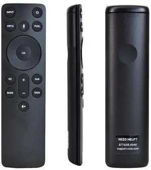 Soundbar Remote Control for VIZIO Soundbar, Compatible with M/V/P Series Home Theater Systems, with Independent Bass, Treble, Subwoofer Adjustment, EQ Presets & One-Key BTX Bluetooth Soundbar Remote Control for VIZIO Soundbar, Compatible with M/V/P Series Home Theater Systems, with Independent Bass, Treble, Subwoofer Adjustment, EQ Presets & One-Key BTX Bluetooth