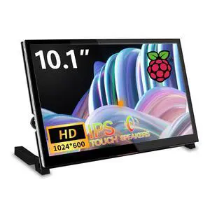 10.1" Raspberry Pi Touch Screen Portable Monitor, 1024X600 IPS Mini Small HDMI Display for Raspberry Pi 5 4 3 2 Zero B+ Model B Xbox PS4 iOS Windows 7/8/10, No Driver Required 10.1" Raspberry Pi Touch Screen Portable Monitor, 1024X600 IPS Mini Small HDMI Display for Raspberry Pi 5 4 3 2 Zero B+ Model B Xbox PS4 iOS Windows 7/8/10, No Driver Required