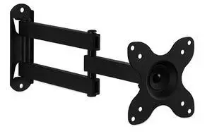 Small TV Monitor Wall Mount Arm, 19-27", 40 lbs | VESA 75/100 and RV compatible bracket tilts and swivels for flexible screen positioning Small TV Monitor Wall Mount Arm, 19-27", 40 lbs | VESA 75/100 and RV compatible bracket tilts and swivels for flexible screen positioning
