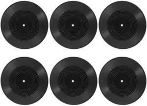 12 Inch Blank Vinyl Records Decor, 6PCS Fake Records Vintage Decorations Faux Vinyl Record Wall Display Retro Vinyl Records for Music Party Studio Home Room Wall Decor DIY Project 12 Inch Blank Vinyl Records Decor, 6PCS Fake Records Vintage Decorations Faux Vinyl Record Wall Display Retro Vinyl Records for Music Party Studio Home Room Wall Decor DIY Project