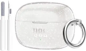 for JBL Vibe 200TWS/JBL Vibe Beam/JBL Vibe Beam 2 Case Glitter,Cute Sparkle Bling for JBL Vibe Beam 2 Case Cover 2024,Soft TPU Cover for JBL Earbuds with Carabiner&Cleaning Pen-Glitter for JBL Vibe 200TWS/JBL Vibe Beam/JBL Vibe Beam 2 Case Glitter,Cute Sparkle Bling for JBL Vibe Beam 2 Case Cover 2024,Soft TPU Cover for JBL Earbuds with Carabiner&Cleaning Pen-Glitter
