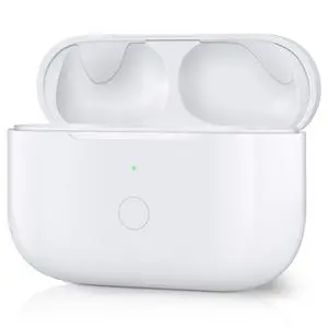 Wireless Charging Case Compatible with AirPods Pro 1st & 2nd Generation,Replacement Charger Case with Bluetooth Pairing Sync Button,White Wireless Charging Case Compatible with AirPods Pro 1st & 2nd Generation,Replacement Charger Case with Bluetooth Pairing Sync Button,White