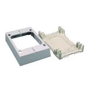 Legrand Nonmetallic Raceway 1 Gang Extra Deep Electrical Box White | Extend Permanent Power, Plastic Raceway, Screw Installation, Paintable, Customizable Cut to Size, Surface Mount Legrand Nonmetallic Raceway 1 Gang Extra Deep Electrical Box White | Extend Permanent Power, Plastic Raceway, Screw Installation, Paintable, Customizable Cut to Size, Surface Mount