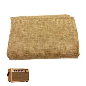 19.7x57.5 Inch Linen Speaker Grill Cloth, Speaker Fabric Protective Dustproof Mesh Cloth, Stereo Grill Filter Fabric Mesh for Repair and Refurbishment Beige 19.7x57.5 Inch Linen Speaker Grill Cloth, Speaker Fabric Protective Dustproof Mesh Cloth, Stereo Grill Filter Fabric Mesh for Repair and Refurbishment Beige