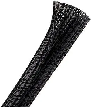 1/2" Split F6 Braided Cable Sleeving Wrap, Split Loom, (25FT) 1/2" Split F6 Braided Cable Sleeving Wrap, Split Loom, (25FT)