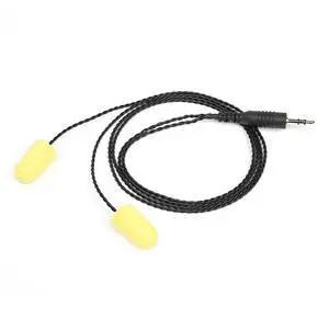 Racing Radio Earbuds, 1/8" Plug Alpha Foam Stereo Earbud Speaker for Hearing Protection Noise Reduction Racing Radio Earbuds, 1/8" Plug Alpha Foam Stereo Earbud Speaker for Hearing Protection Noise Reduction