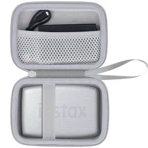 Hard Case for Fujifilm Instax Mini Link 3 2 1 Printer, White | Portable Storage, Space For Charging Cable, Organized Interior, Secure Zippered Shell Hard Case for Fujifilm Instax Mini Link 3 2 1 Printer, White | Portable Storage, Space For Charging Cable, Organized Interior, Secure Zippered Shell