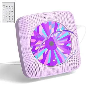 CD Player with Speakers CD Players for Home: Desktop Wall CD Player Bluetooth Portable with Dust Cover FM Radio USB AUX Jack Remote Control CD Player with Speakers CD Players for Home: Desktop Wall CD Player Bluetooth Portable with Dust Cover FM Radio USB AUX Jack Remote Control
