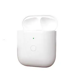 Replacement Charging Case for AirPods 1st & 2nd Generation with Wireless and Wired Charging and Built-in 550 mAh Battery for Fast Charging, Bluetooth Pairing and Sync Button. No Earbuds/Airpods Replacement Charging Case for AirPods 1st & 2nd Generation with Wireless and Wired Charging and Built-in 550 mAh Battery for Fast Charging, Bluetooth Pairing and Sync Button. No Earbuds/Airpods