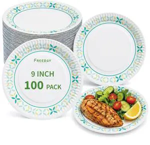 100 PACK Sage Green Disposable Paper Plates 9 Inch Heavy Duty Dinner Plates 100 PACK Sage Green Disposable Paper Plates 9 Inch Heavy Duty Dinner Plates
