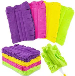 8 Pack Reusable Duster Pads Compatible with Swiffer Duster Refills, Washable Microfiber Dusting Cloths for Cleaning Home, Car, Pet, Furniture, Fans, Blinds 8 Pack Reusable Duster Pads Compatible with Swiffer Duster Refills, Washable Microfiber Dusting Cloths for Cleaning Home, Car, Pet, Furniture, Fans, Blinds