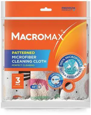 Patterned Microfiber Cleaning Cloth Ultra Absorbent, LintFree Reusable Towels for Dusting & Polishing Soft NonScratch Cloths for Glass, Wood, Furniture & Counters - 3 Pack Patterned Microfiber Cleaning Cloth Ultra Absorbent, LintFree Reusable Towels for Dusting & Polishing Soft NonScratch Cloths for Glass, Wood, Furniture & Counters - 3 Pack