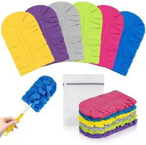 Reusable Duster Refills, Washable Duster for Swiffer (6 PCS) Reusable Duster Refills, Washable Duster for Swiffer (6 PCS)