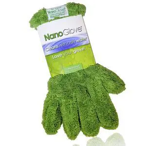 Glove - Green Household Kitchen Cleaning Hand Glove | Replaces Paper Towels Microfiber Wipe Cloths & Feather Dusters | All Purpose Surface Cleaner for Window Stainless Steel Dusting (L-XL) Glove - Green Household Kitchen Cleaning Hand Glove | Replaces Paper Towels Microfiber Wipe Cloths & Feather Dusters | All Purpose Surface Cleaner for Window Stainless Steel Dusting (L-XL)