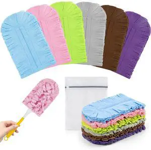 Upgraded Fleece Reusable Duster Refills for Swiffer (6 PCS) Upgraded Fleece Reusable Duster Refills for Swiffer (6 PCS)