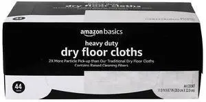 Heavy Duty Dry Sweeping Cloths, Floor Cleaning, Multi-Surface, Disposable, Trap Dust, Dirt & Pet Hair, Fits Swiffer Sweeper Mop Heads, 44 Count Heavy Duty Dry Sweeping Cloths, Floor Cleaning, Multi-Surface, Disposable, Trap Dust, Dirt & Pet Hair, Fits Swiffer Sweeper Mop Heads, 44 Count