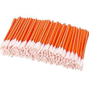 200 Pieces Foam Swab Sponge Swab Foam Tips Sponge Stick for Inkjet Printer Print Head Camera Optical Lens Optical Equipment(Orange,3.66 Inch) 200 Pieces Foam Swab Sponge Swab Foam Tips Sponge Stick for Inkjet Printer Print Head Camera Optical Lens Optical Equipment(Orange,3.66 Inch)