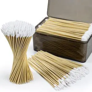 600 PCS Gun Cleaning Swabs in Storage Box, 6 inch Long Cotton Swabs with Bamboo Sticks, Lint Free Precision Tip Swabs for Gun Cleaning, Home, Electronics, Makeup 600 PCS Gun Cleaning Swabs in Storage Box, 6 inch Long Cotton Swabs with Bamboo Sticks, Lint Free Precision Tip Swabs for Gun Cleaning, Home, Electronics, Makeup