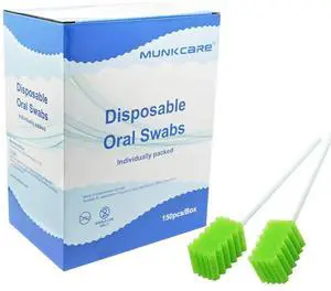 Dental Swabs Unflavored Swabsticks-Oral Cavity Cleaning Mouth Swab, Tooth Shaped, Untreated Unflavored, Box of 150 Counts Dental Swabs Unflavored Swabsticks-Oral Cavity Cleaning Mouth Swab, Tooth Shaped, Untreated Unflavored, Box of 150 Counts
