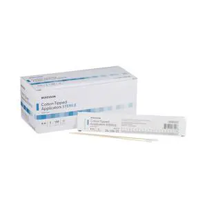 Sterile Cotton Tipped Applicators, Cleaning, 6 in, 200 ct Sterile Cotton Tipped Applicators, Cleaning, 6 in, 200 ct
