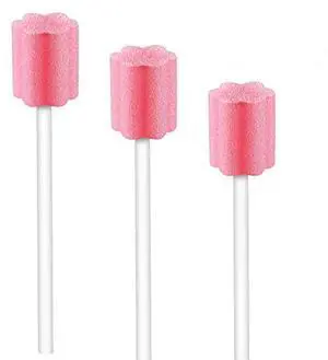 Disposable Oral Swabs -100 PCS Untreated Mouth Sponge,Individually wrapped Disposable Oral Swabs -100 PCS Untreated Mouth Sponge,Individually wrapped