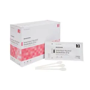 Isopropyl Alcohol Swabsticks Sterile, 3 Per Packs, 75 Swabs Isopropyl Alcohol Swabsticks Sterile, 3 Per Packs, 75 Swabs