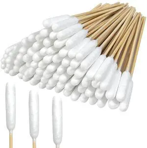 100 Extra Large Dog Ear Swabs, 6-Inch Bamboo Handle for Grooming Care 100 Extra Large Dog Ear Swabs, 6-Inch Bamboo Handle for Grooming Care