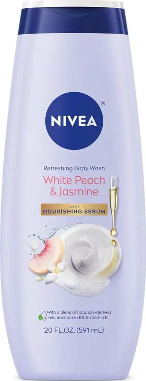 Refreshing White Peach and Jasmine Body Wash, 20 FL OZ Refreshing White Peach and Jasmine Body Wash, 20 FL OZ