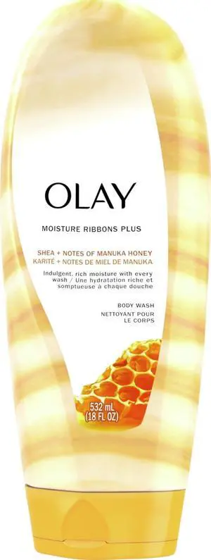 Body Wash for Women, Moisture Ribbons Plus, Deep Conditioning & Moisturizing Formula, Long Lasting Smooth Soft Skin, For All Skin Types, Shea Butter & Manuka Honey Scent, 18 fl oz Body Wash for Women, Moisture Ribbons Plus, Deep Conditioning & Moisturizing Formula, Long Lasting Smooth Soft Skin, For All Skin Types, Shea Butter & Manuka Honey Scent, 18 fl oz