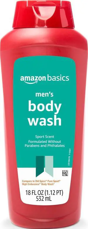 Men's Body Wash, Sport Scent, Paraben and Phthalate Free, Refreshing Shower Gel, 18 Fluid Ounce Men's Body Wash, Sport Scent, Paraben and Phthalate Free, Refreshing Shower Gel, 18 Fluid Ounce