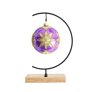 Ornament Display Stand - Iron Pothook Stand for Hanging Glass Globe, Air Plant Terrarium, Witch Ball, Christmas Ornament and Home Wedding Decoration Ornament Display Stand - Iron Pothook Stand for Hanging Glass Globe, Air Plant Terrarium, Witch Ball, Christmas Ornament and Home Wedding Decoration